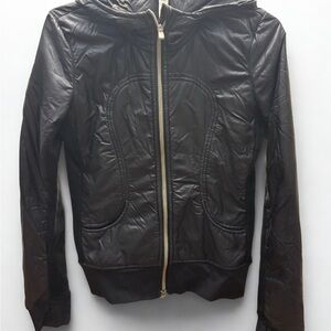 Lululemon Uba Hoodie Special Edition Lux  Jacket Long Sleeve Black Size 4